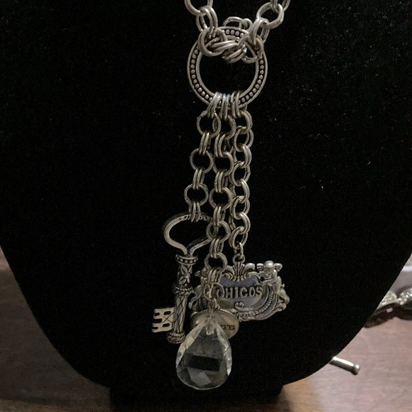 Chico's Silver Charm Pendant Necklace - Picture 3 of 11